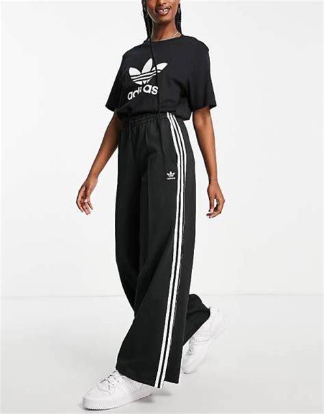 adidas broek zwart geel strepen